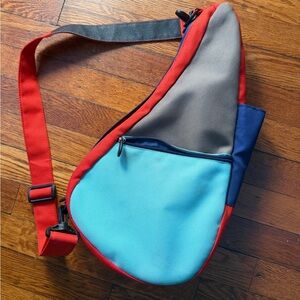 Healthy back-bag‎ multi colored.